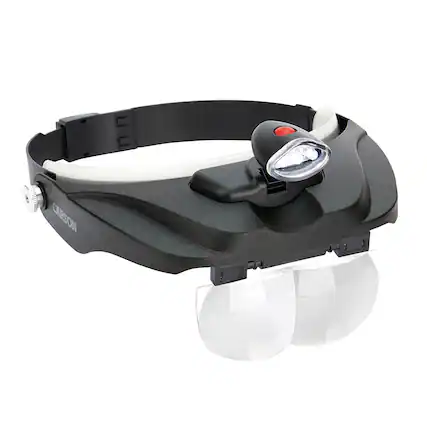 Front. Carson - MagniVisor Deluxe LED Head Visor Magnifier.