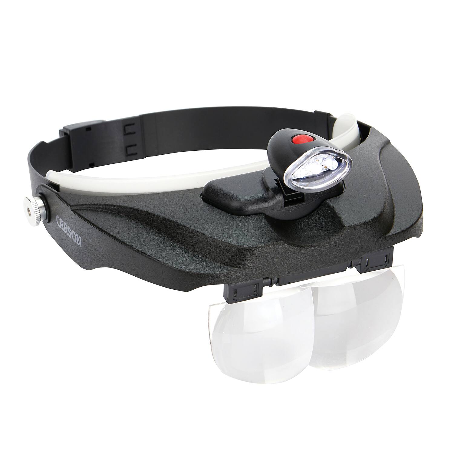 Front. Carson - MagniVisor Deluxe LED Head Visor Magnifier.