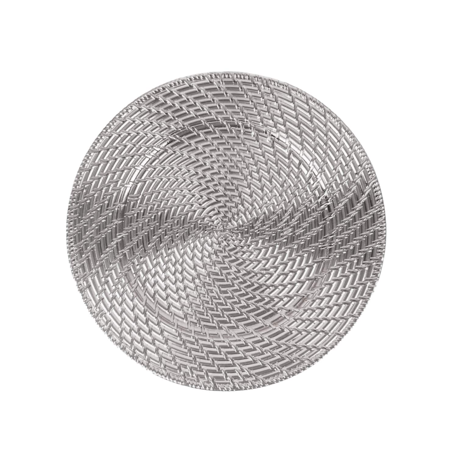 American Atelier - Aurelie Plated Set of 4 Charger Plates 13"D - Silver