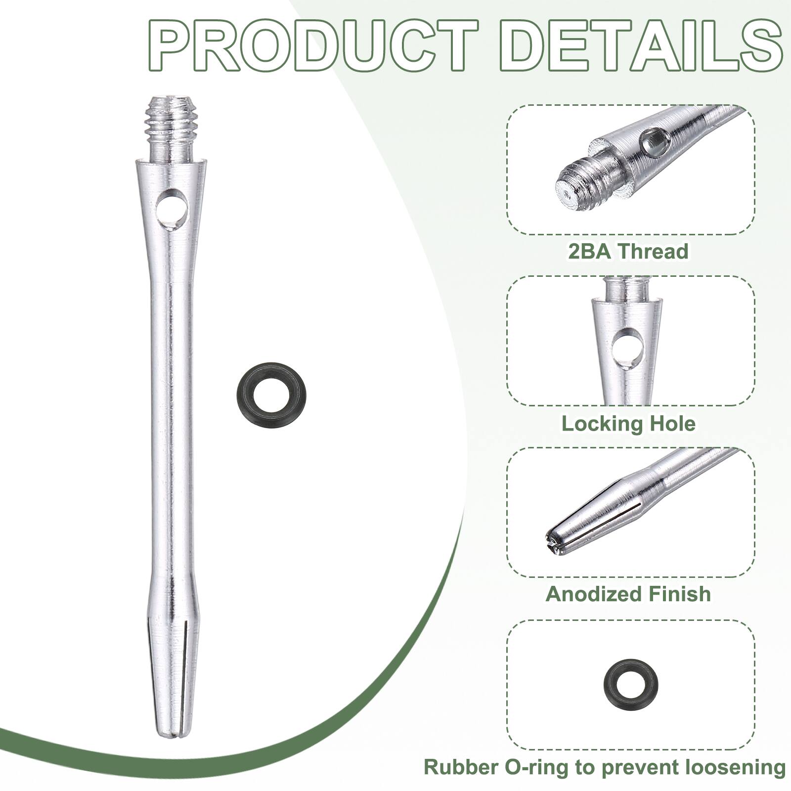 PRODUCT DETAILS

- 2BA Thread
- Locking Hole
- Anodized Finish
- Rubber O-ring to prevent loosening