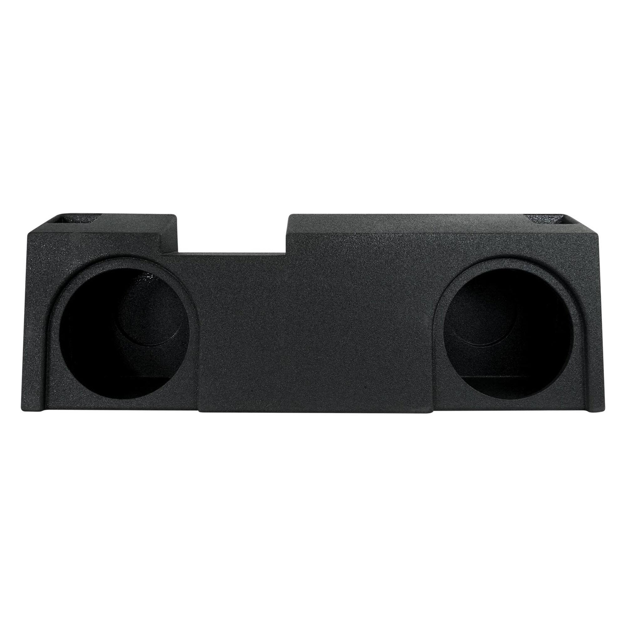 Alt View 2. QPower - QPower Dual 12" Sub Box - Chevy Silverado & GMC Sierra Crew & Double Cab 19-25 - Black.