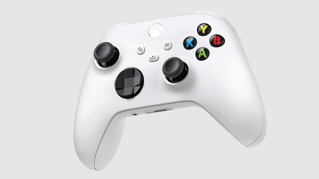 Alt View 1. Microsoft - Xbox Series X|S Wireless Controller QAS-00001 - White.