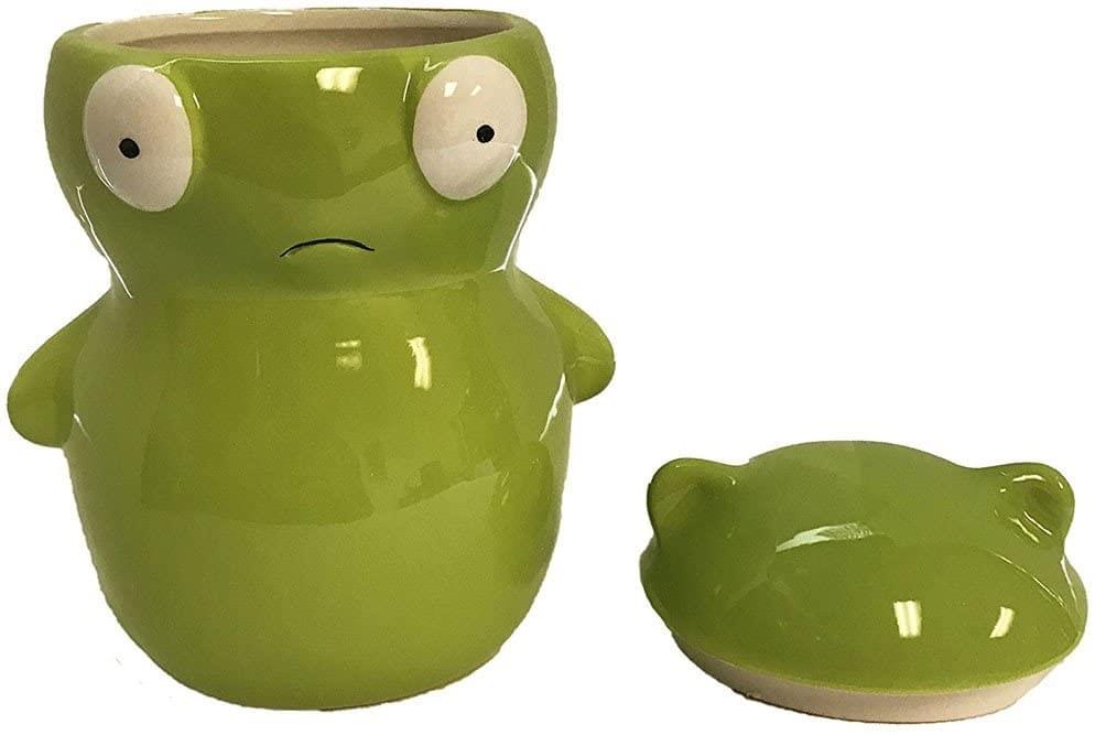 Alt View 1. Toynk - Bob's Burgers Kuchi Kopi Deluxe Ceramic Cookie Jar - Green.