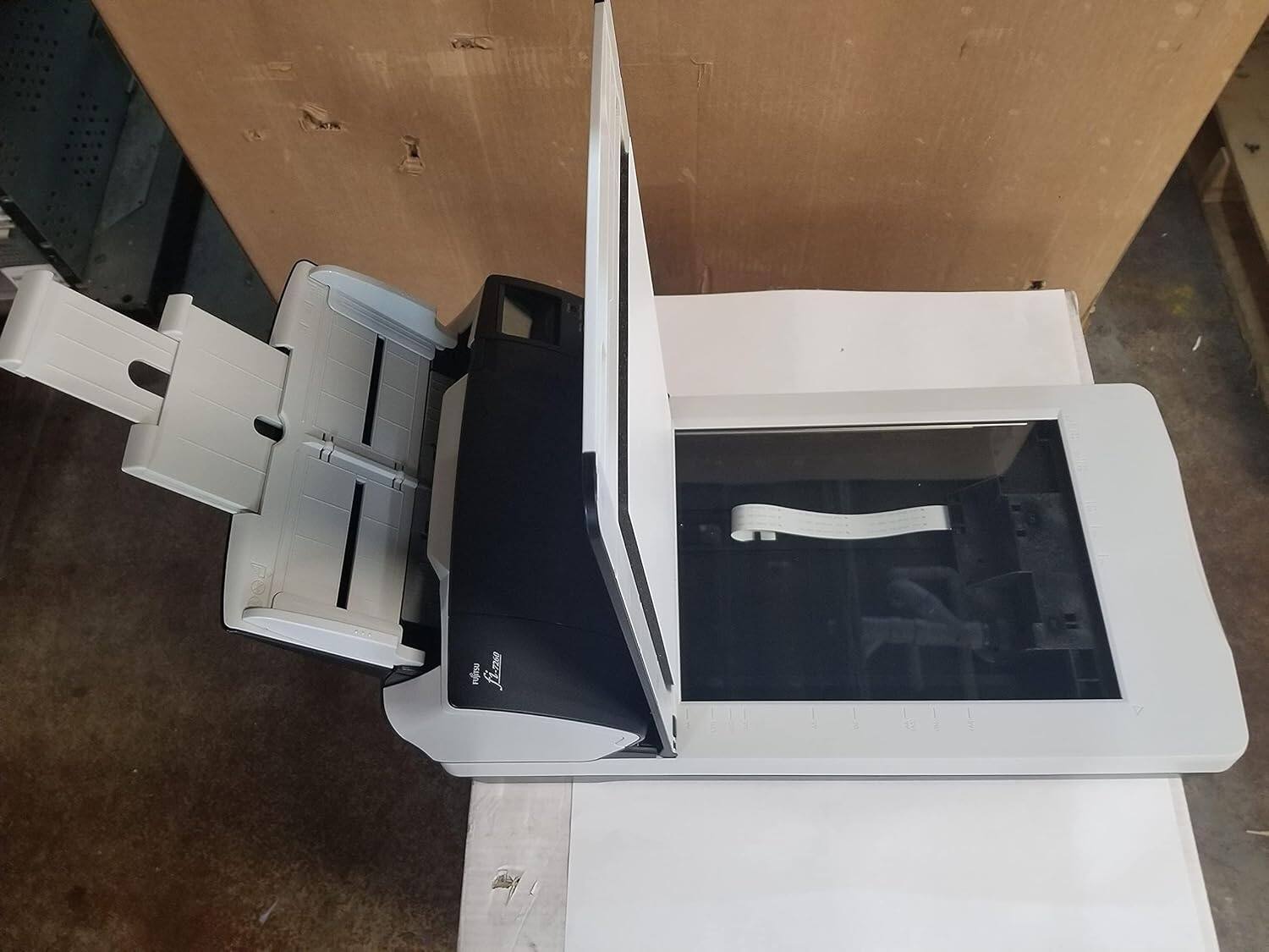 Alt View 1. Fujitsu - Fujitsu fi-7260 Professional Desktop Color Duplex Document Scanner with (ADF) and Flatbed (PA03670-B555) - White.