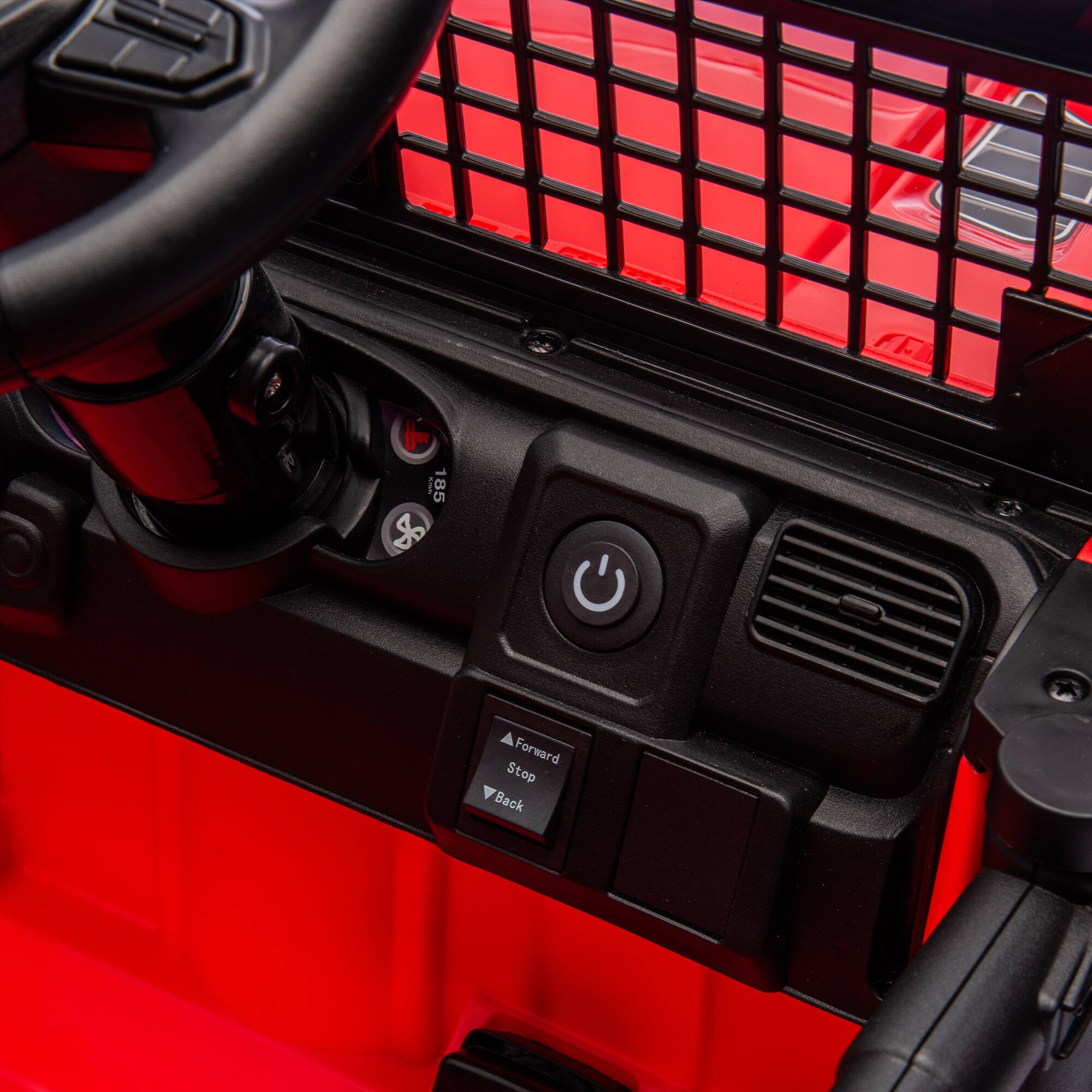 185  
Forward  
Stop  
Back