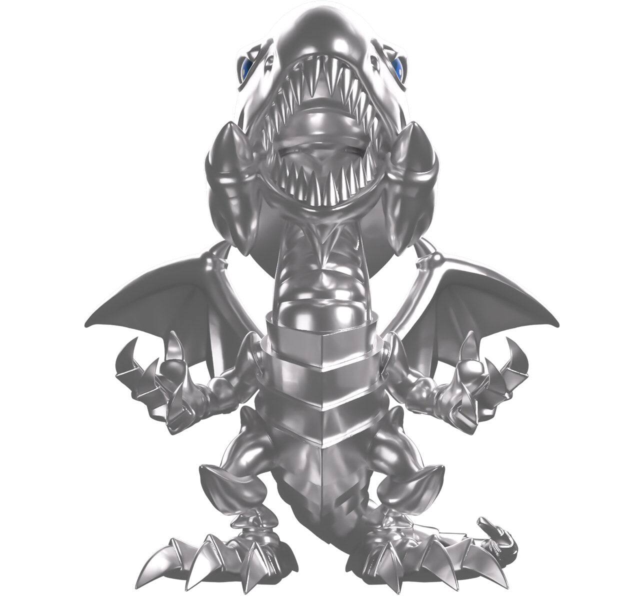 Alt View 4. Youtooz - Yu-Gi-Oh! Chrome Blue-Eyes White Dragon Vinyl Figure #5 Shopverse Exclusive.