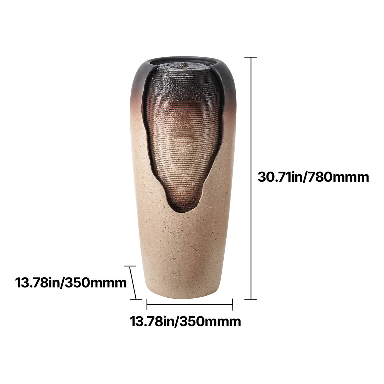 30.71in/780mm  
13.78in/350mm  
13.78in/350mm