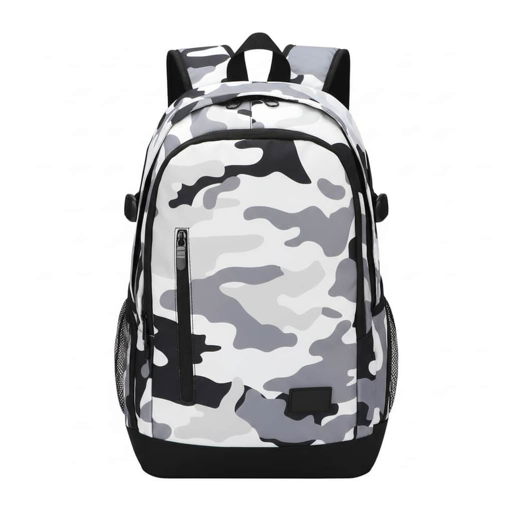 ZUQIETA - Unisex Lightweight Backpack with Laptop Compartment for School and Travel - Black