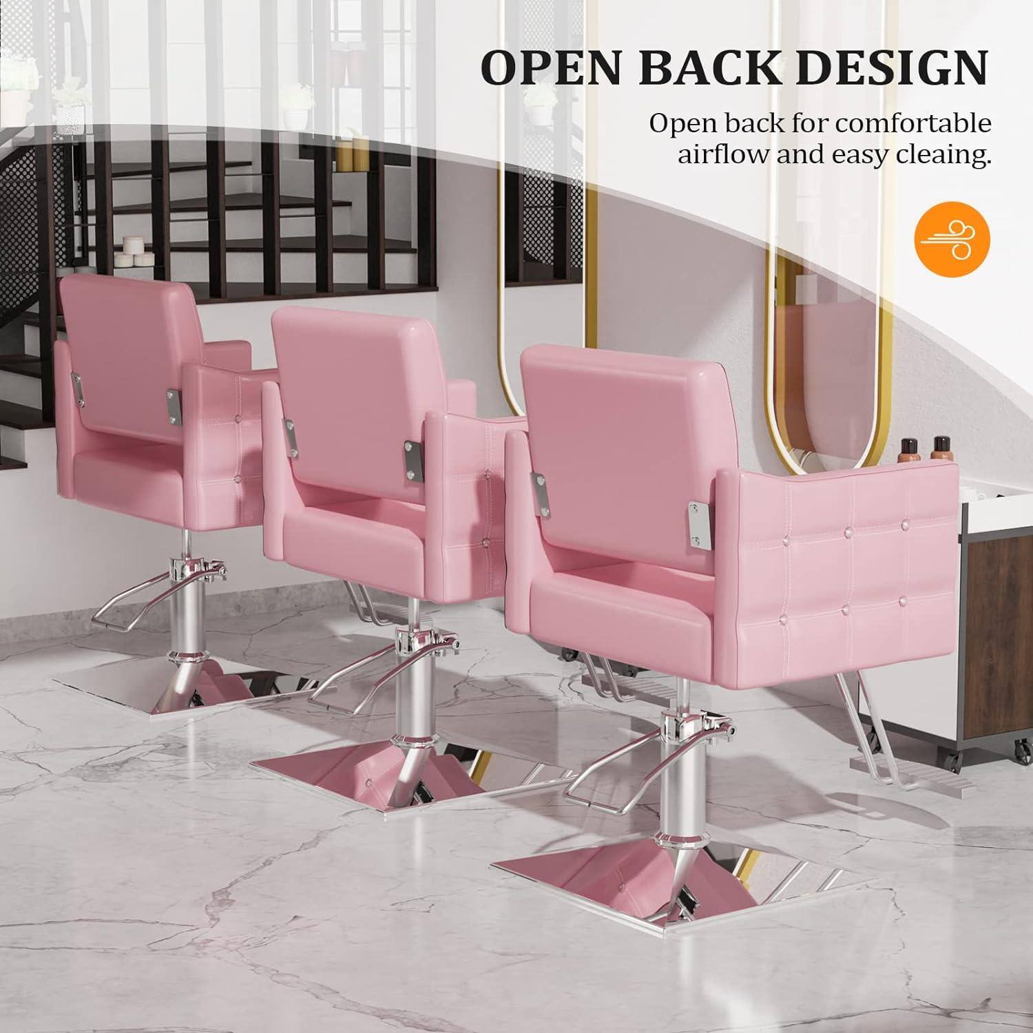 OPEN BACK DESIGN  
Open back for comfortable airflow and easy cleaning.