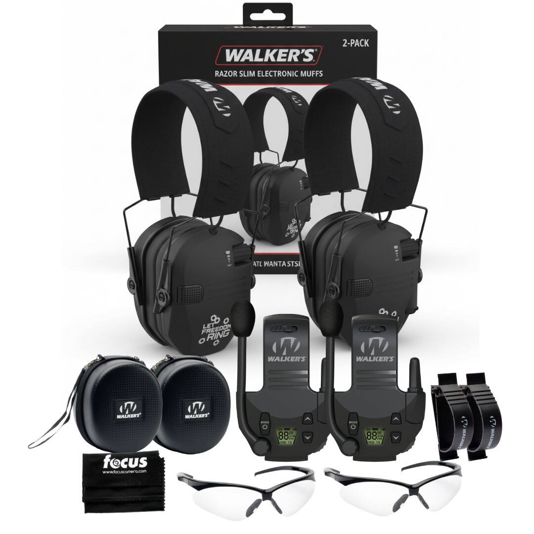 2-PACK WALKER'S RAZOR SLIM ELECTRONIC MUFFS MM S 2-PACK

WALKER'S
RAZOR SLIM ELECTRONIC MUFFS

ATI MANTA STSI
FREEDOM RING

focus
www.focuscamera.com

WALKER'S
88
88

WALKER'S
WALKER'S