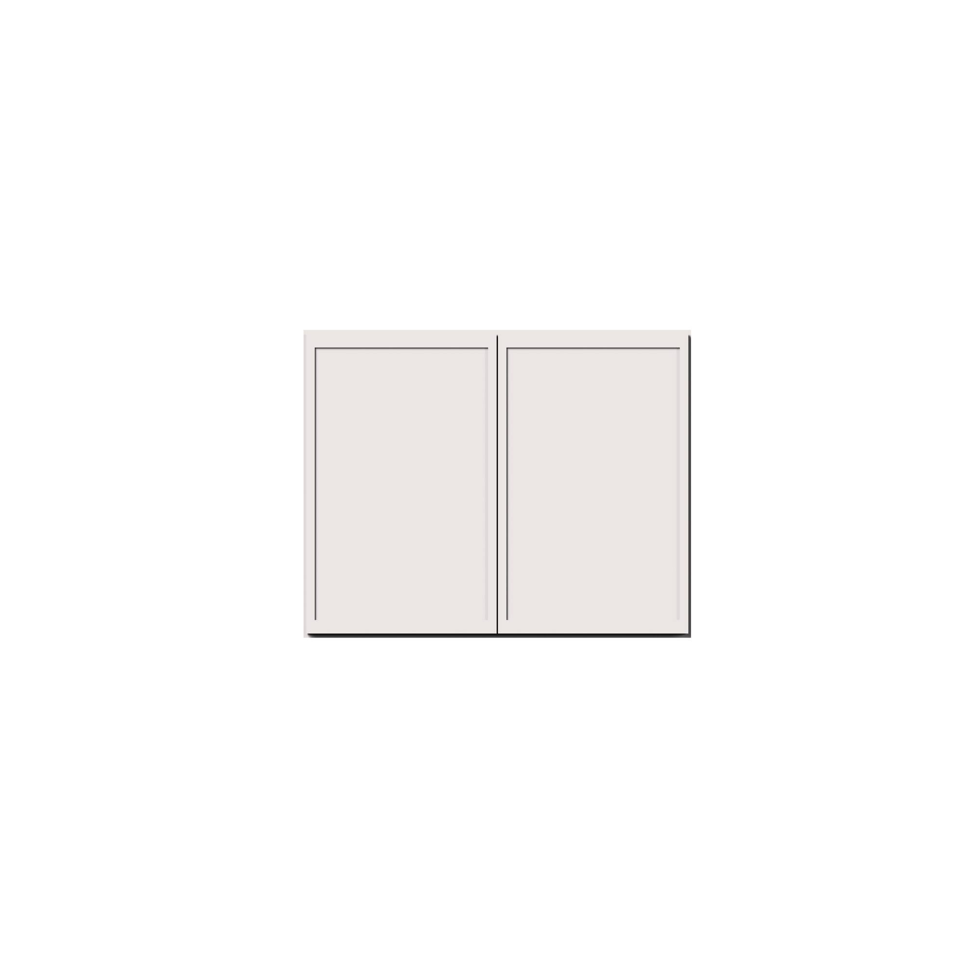 Alt View 1. Boyel Living - 36-in W x 18-in H x 27-in D Slim Shaker RTA Kitchen Deep Wall Cabinet with Soft-Close - Snow White.