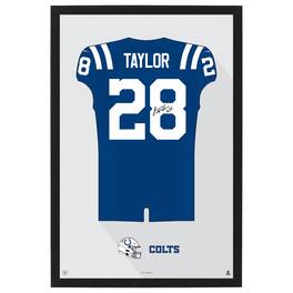Sporticulture - Jonathan Taylor Indianapolis Colts Home Jersey Framed Art Print - Blue