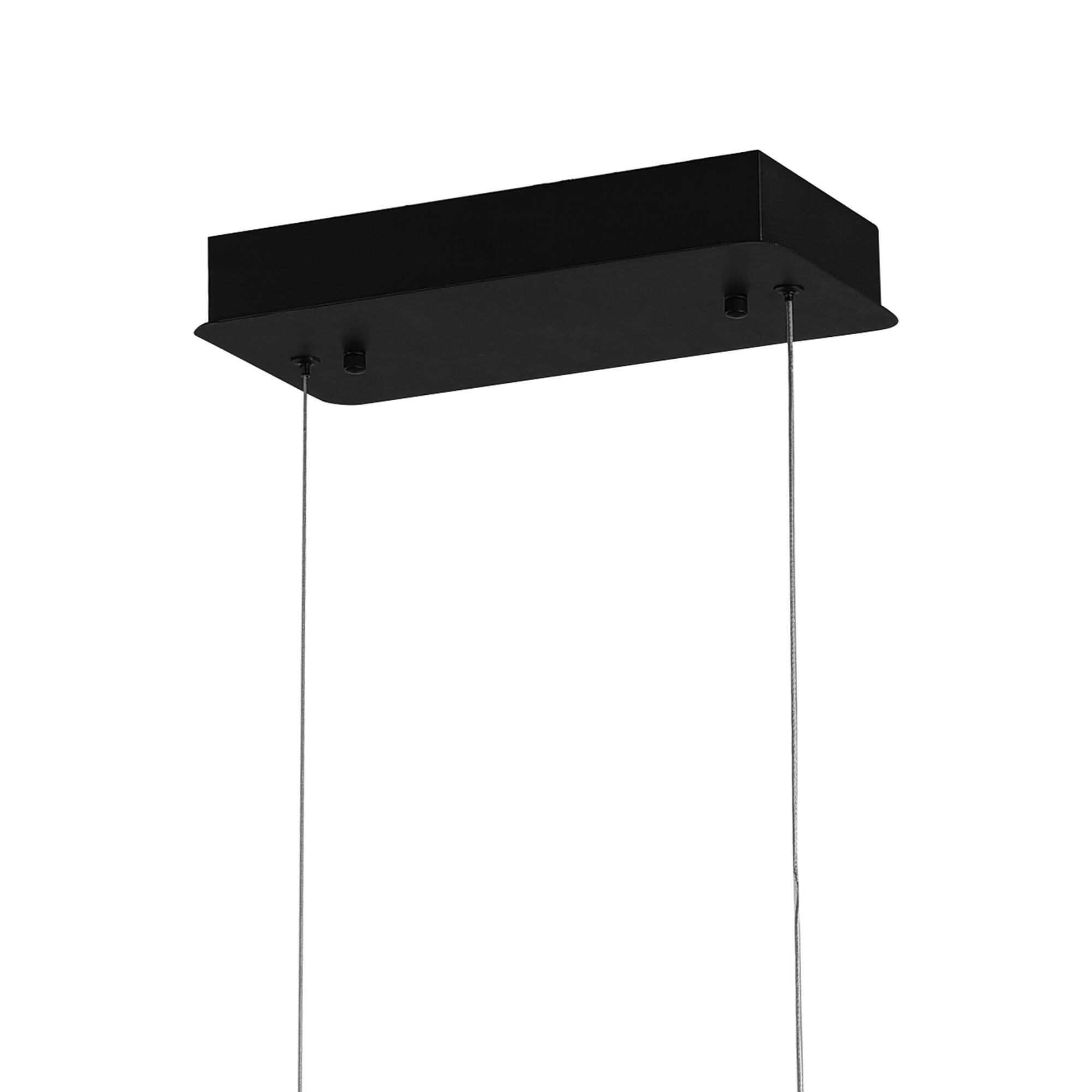 Alt View 1. CWI Lighting - Juliette LED Chandelier With Black Finish - Black.