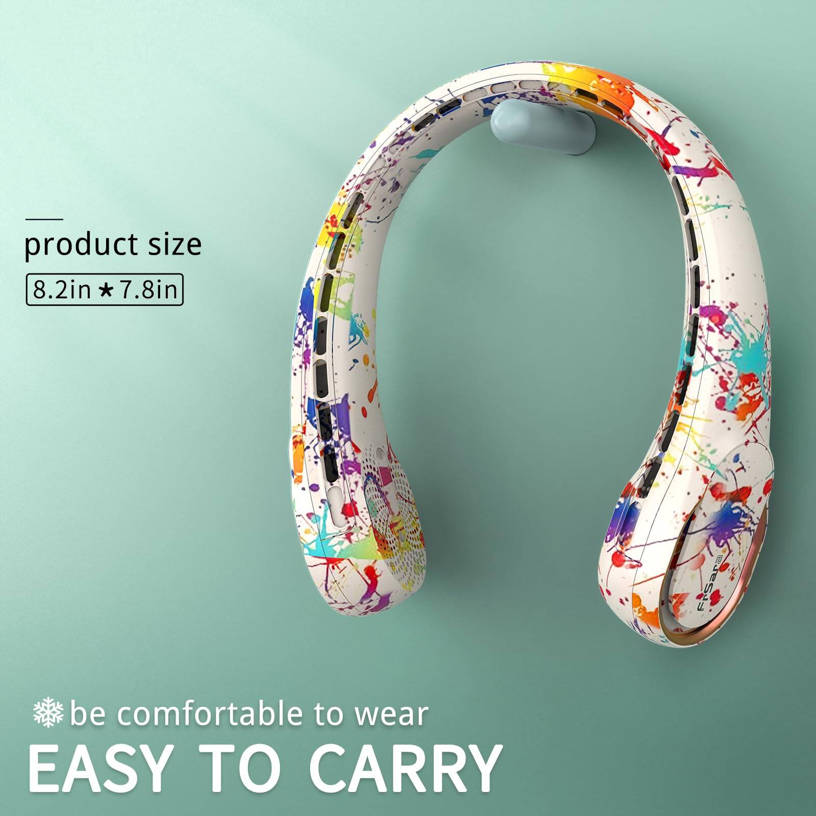 product size 8.2in * 7.8in  
be comfortable to wear  
EASY TO CARRY