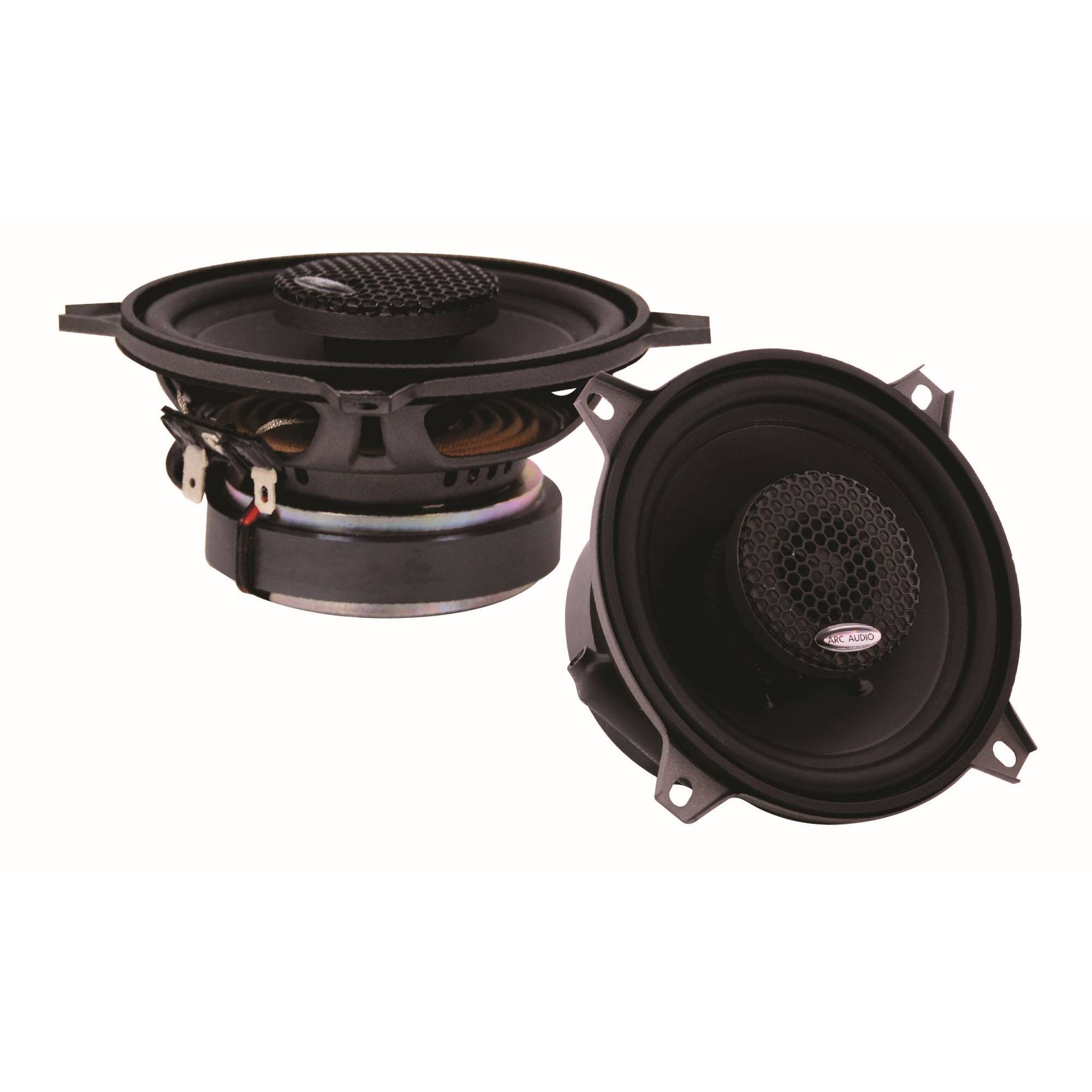 Front. ARC Audio - Arc Audio X2 402 4” 2-Way Coaxial Speakers - Black/Gray.