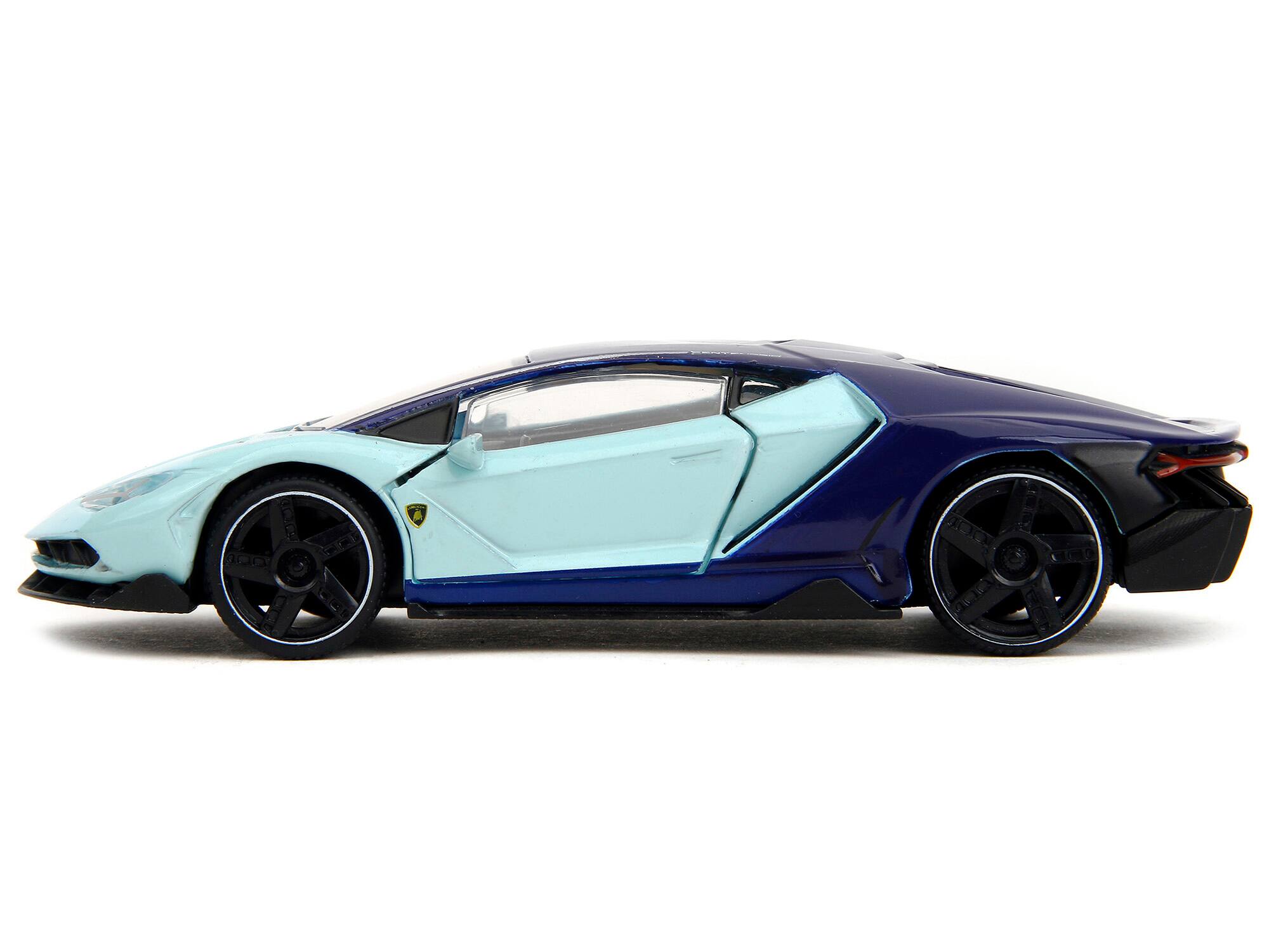 Alt View 3. Jada - Lamborghini Centenario Light Blue and Purple "Pink Slips" Series 1/32 Diecast Model Car by Jada - Multicolor.