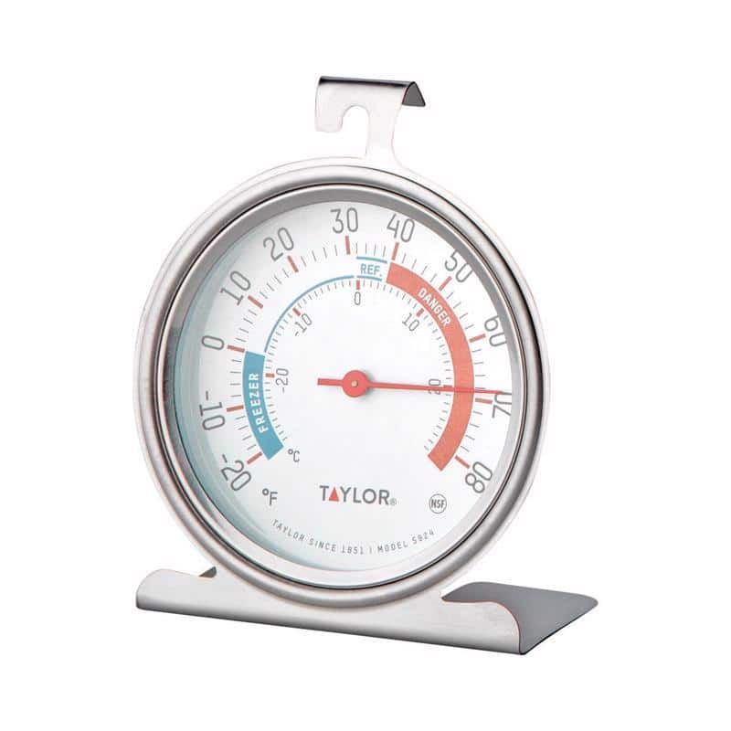 Taylor - Instant Read Analog Freezer/Refrigerator Thermometer