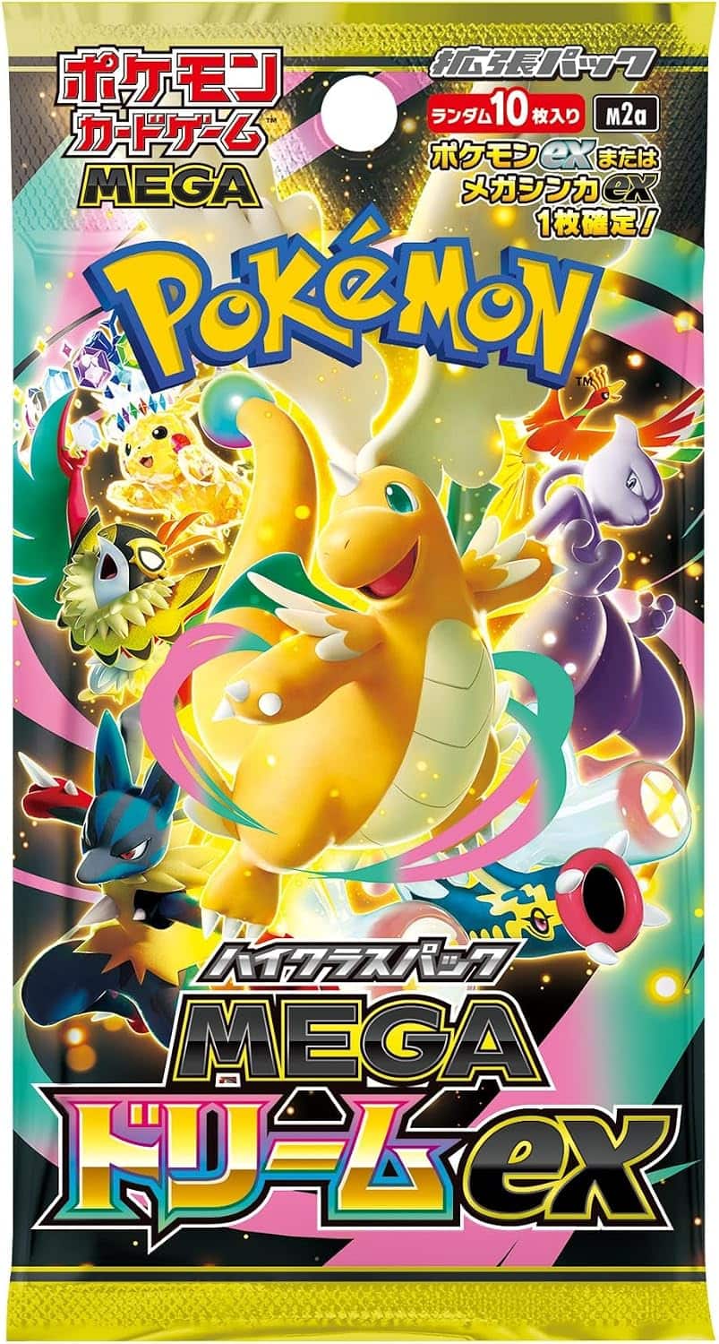 ポケモンカードゲーム Pokemon MEGA DREAM BoosterBox JP 3Box A Pokémon Pokemon Card Game MEGA High Class Pack Mega Dream ex Box