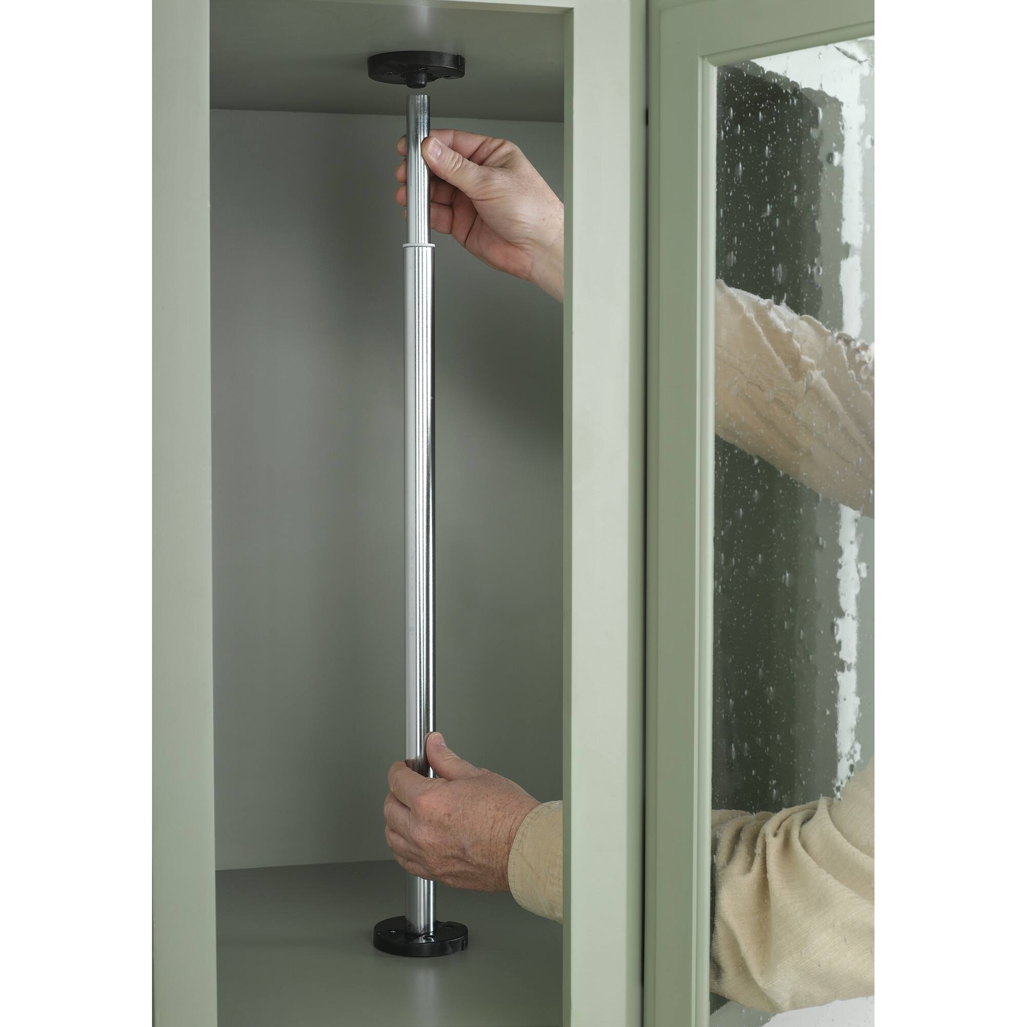 Alt View 10. Rev-A-Shelf - Rev-A-Shelf 3472 32" Polymer Kidney 2-Shelf Lazy Susan (Certified Refurbished) - White.
