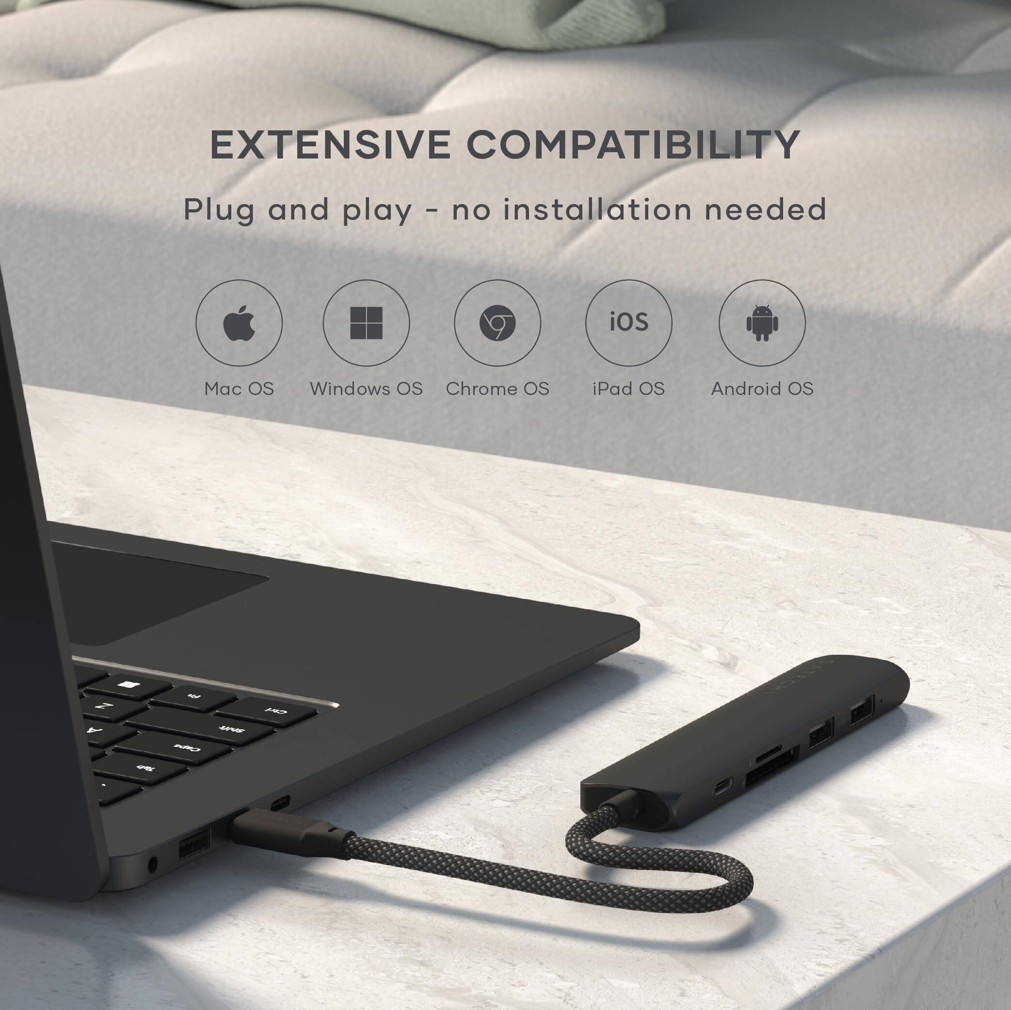 EXTENSIVE COMPATIBILITY  
Plug and play - no installation needed  
iOS  
iPad OS  
Android OS  
Mac OS  
Windows OS  
Chrome OS
