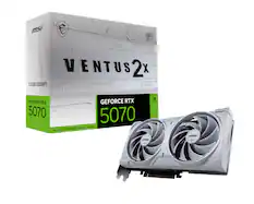 msi OC JINN VENTUS 2x 12GB GDDR7 GEFORCE RTX 5070 DLSS 4 GEFORCE RTX 5070 REFLEX I STUDIO RAY TRACING
