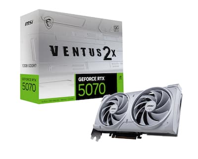 MSI NVIDIA GeForce RTX 5070 12G VENTUS 2X OC 12GB GDDR7 PCI MSI NVIDIA GeForce RTX 5070 12G VENTUS 2X OC 12GB GDDR7 PCI