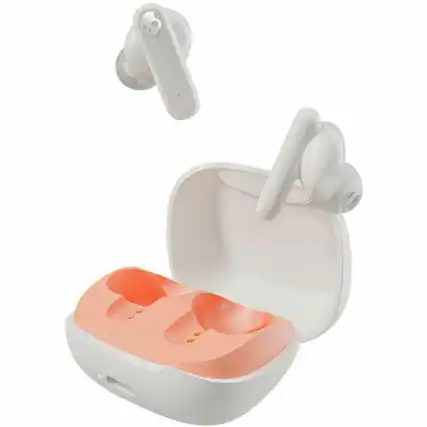 Front. Skullcandy - Skullcandy Smokin Buds Earset - Stereo - True Wireless - Bluetooth - 16 Ohm - 20 Hz to 20 kHz - Earbud - Binaural - Dual Color.