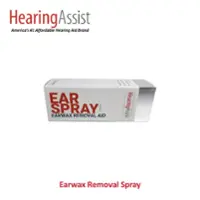 Hearing Assist - Earwax Removal Spray for Ears with Chamolile-Base & Ergonomic Nozzle, 1.69 fl oz - White - Front_Zoom
