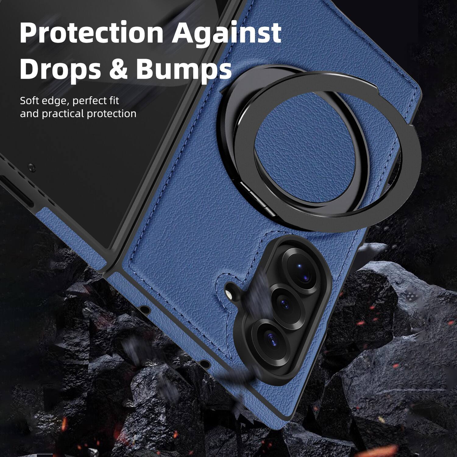 Protection Against Drops & Bumps  
Soft edge, perfect fit and practical protection