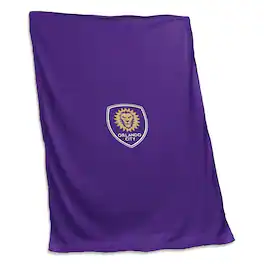 Logo Brands - Orlando City SC 54" x 84" Sweatshirt Blanket - Multicolor
