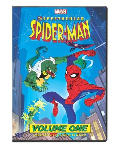Front. The Spectacular Spider-Man: Volume 1: Attack of the Lizard   - DVD.