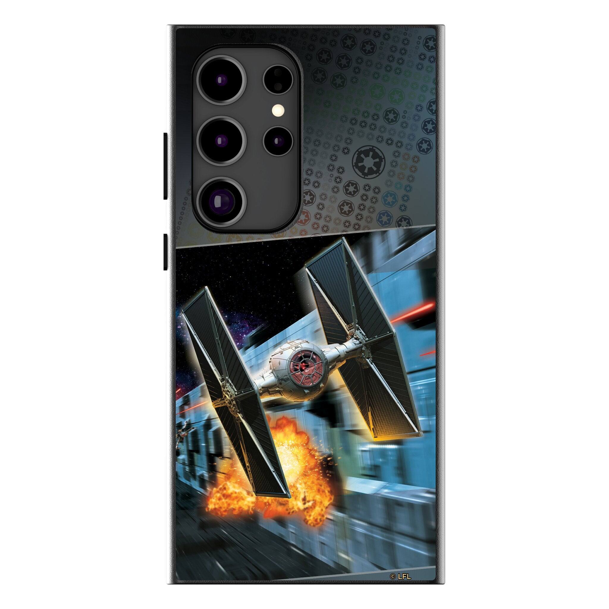 Keyscaper - Star Wars: A New Hope Portrait MagSafe Compatible Phone Case - Samsung Galaxy S25 Ultra - TIE Fighter