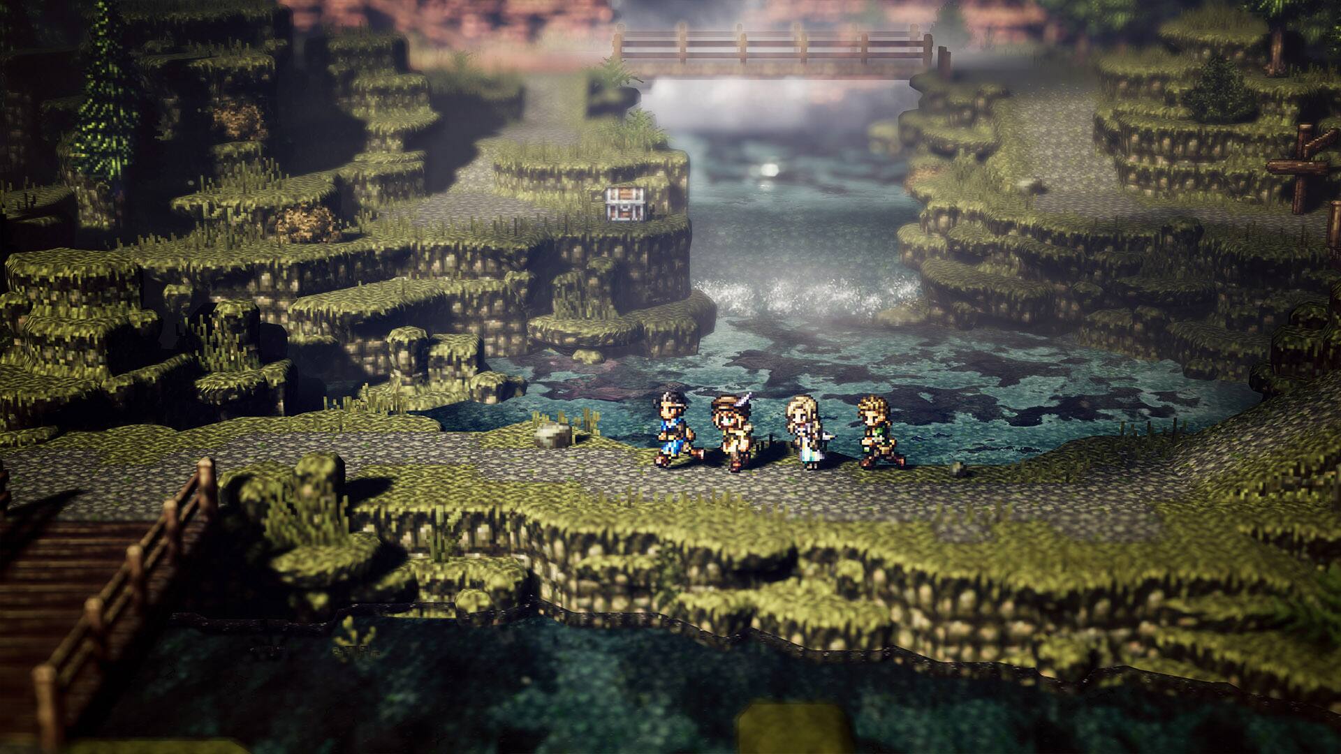 Left. Square Enix - OCTOPATH TRAVELER.