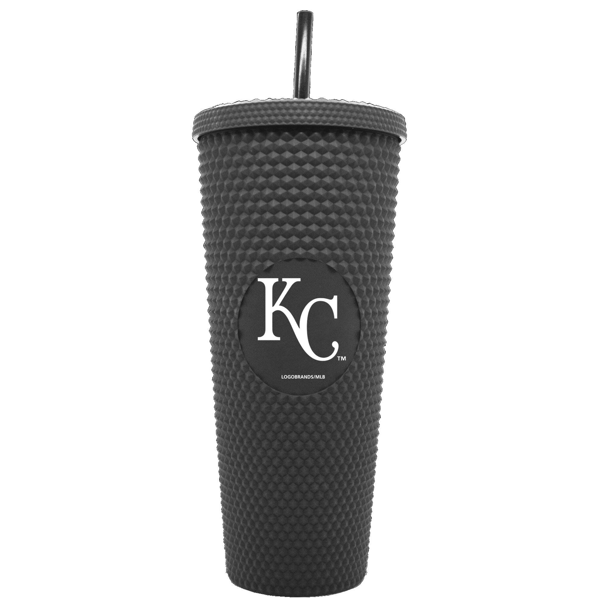 Logo Brands - Kansas City Royals 24oz. Logo Studded Tumbler - Multicolor