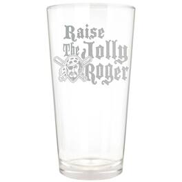 Great American Products - Pittsburgh Pirates Etched 16oz. Rally Cry Pint Glass - Multicolor