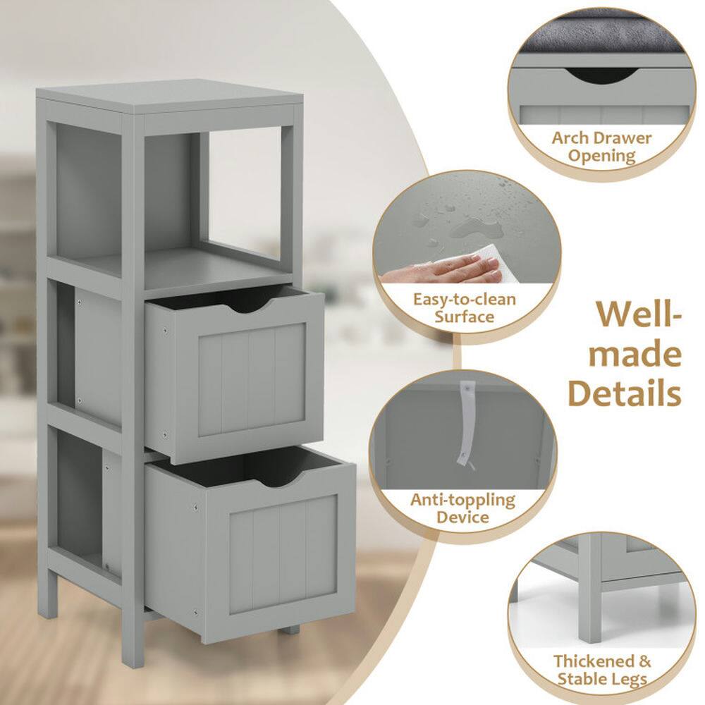 Arch Drawer Opening  
Easy-to-clean Surface  
Well-made Details  
Anti-toppling Device  
Thickened & Stable Legs