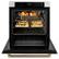 Left. ZLINE - ZLINE Autograph 30 in. True Convection Single Wall Oven in Stainless Steel & Gold Helix Handle (WASZ-30-KG) - Stainless Steel.