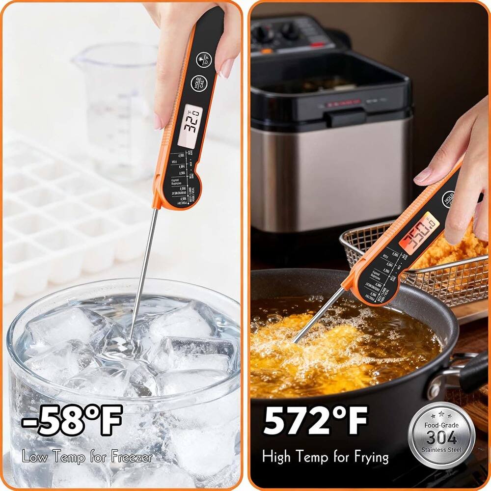 -58°F Low Temp for Freezer  
572°F High Temp for Frying  
Food-Grade 304 Stainless Steel