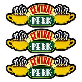 Monogram - Friends Central Perk Logo 3D Foam Magnet | Lot of 3 - Yellow
