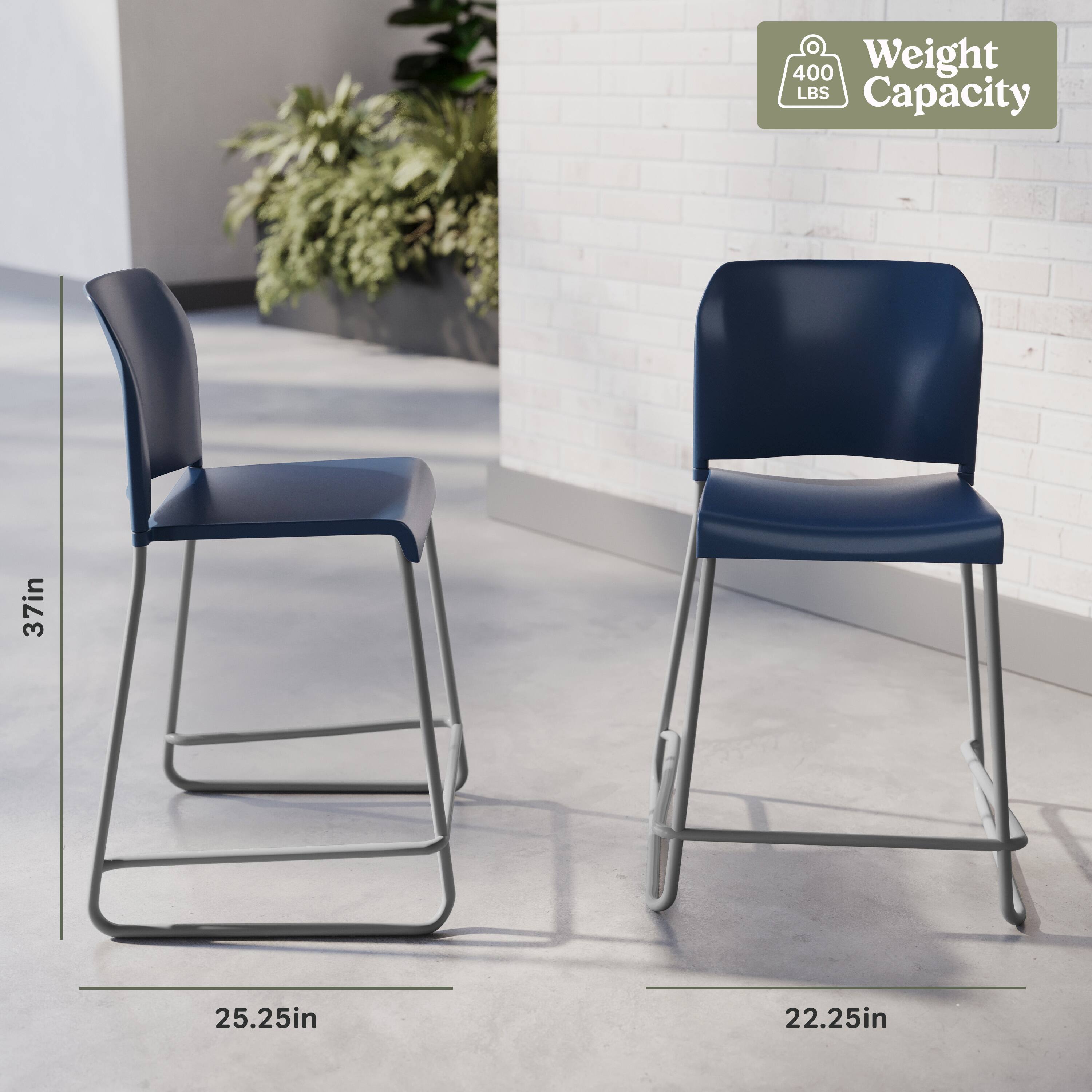 400 Weight LBS Capacity  
37in x 25.25in x 22.25in
