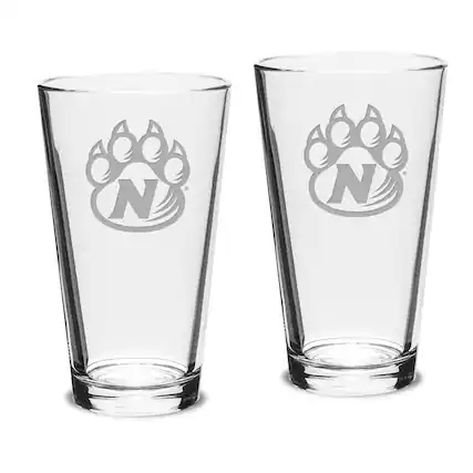 Front. Jardine - Northwest Missouri State Bearcats 16oz. 2-Piece Classic Pub Glass Set - Multicolor.