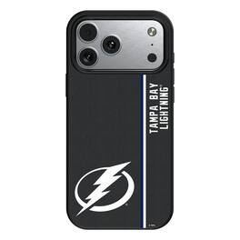Keyscaper - NHL - Tampa Bay Lightning Sidebar Magnetic iPhone Case - 15 - Black