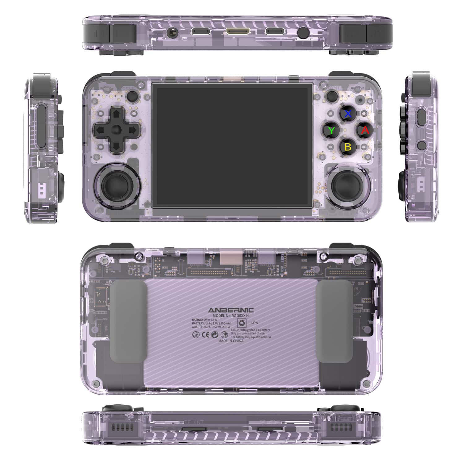 RG35XX H Retro Handheld Console – 3.5" IPS, 128GB Games, 5G WiFi & HDMI - Other