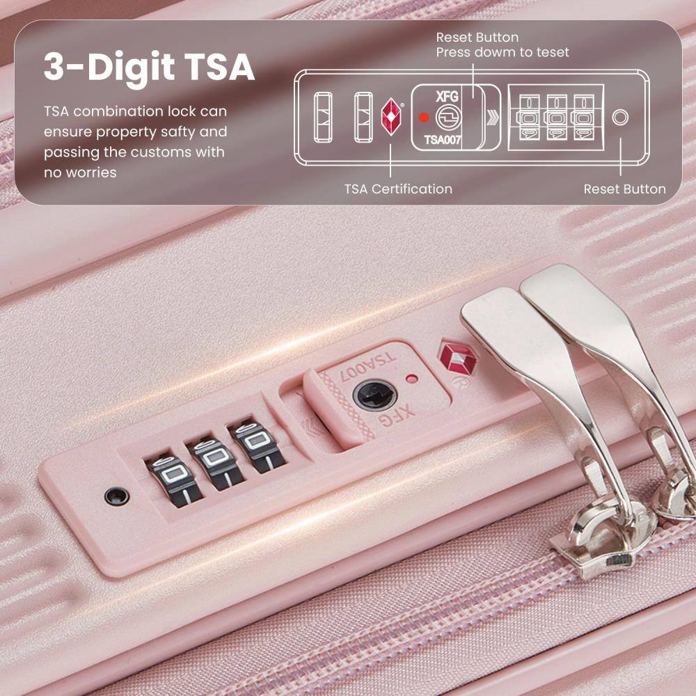 3-Digit TSA

TSA combination lock can ensure property safety and passing the customs with no worries

Reset Button
Press down to reset

TSA Certification

XFG TSA007
