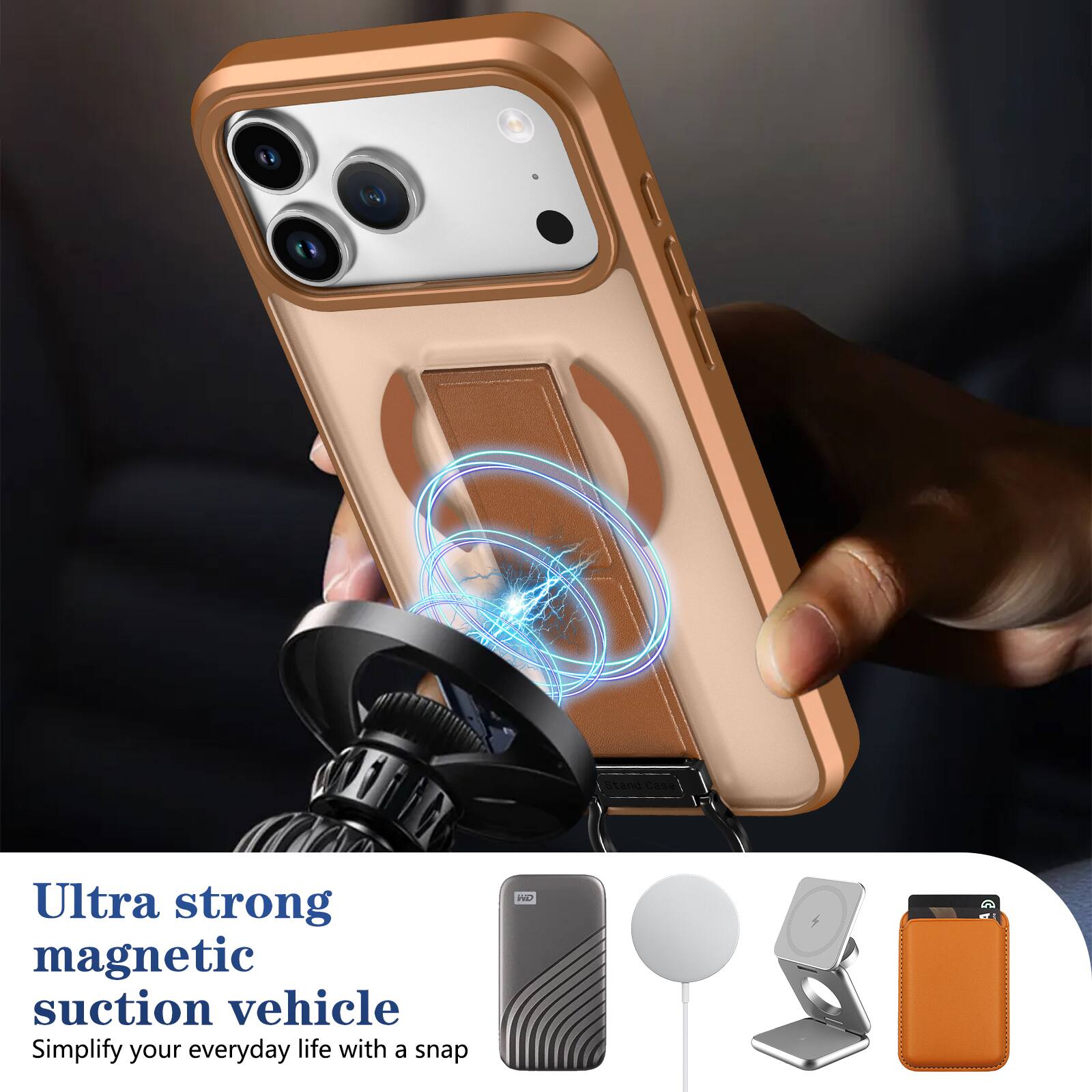 Ultra strong magnetic suction vehicle  
Simplify your everyday life with a snap