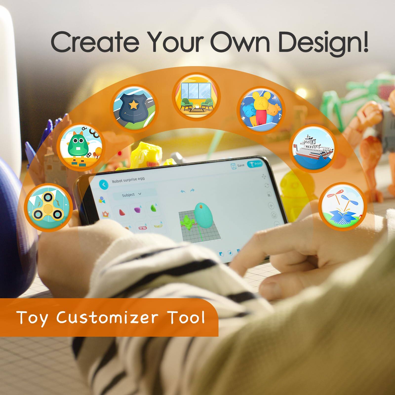 Create Your Own Design!

Toy Customizer Tool