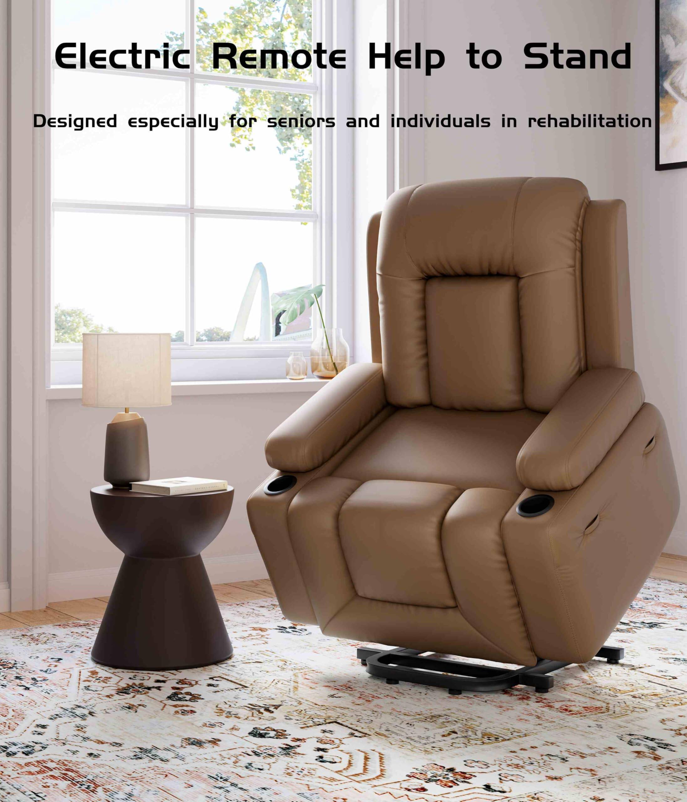 Electric Remote Help to Stand  
Designed especially for seniors and individuals in rehabilitation