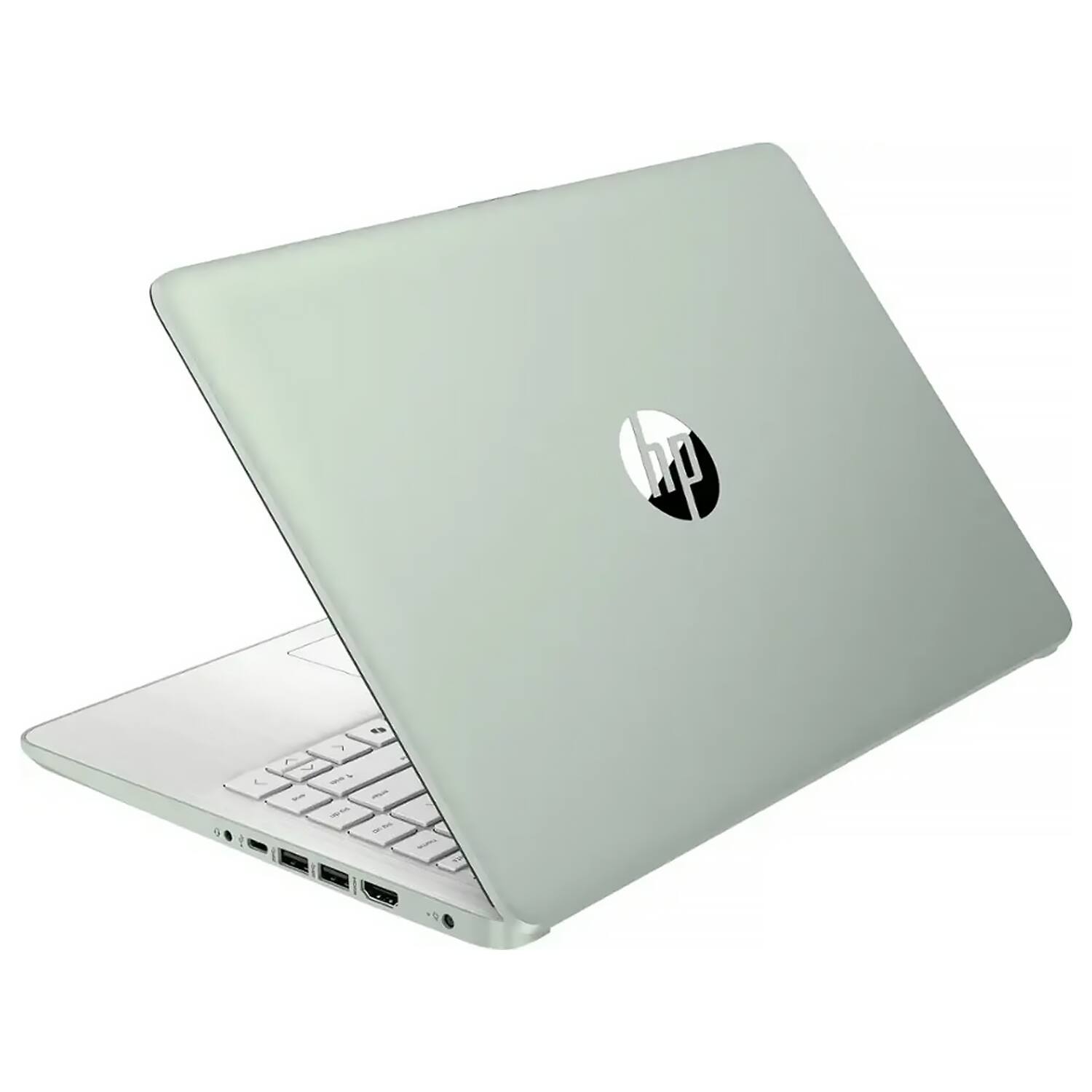 Alt View 7. HP - HP 14" HD Laptop - Intel N150 - 4GB RAM - 128GB UFS - Wi-Fi 6 - Windows 11 Pro - 1 Year Microsoft 365 - Willow Green - Willow Green.