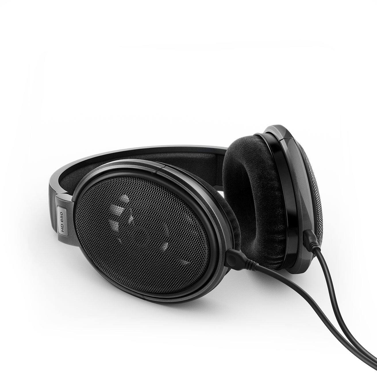 Alt View 1. Sennheiser - Sennheiser - HD 650 - Hi-Res Audiophile Open Back Headphone - Quality Transducer and Diaphragm - Gray - Black.