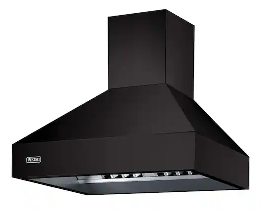 Front. Viking - Professional 5 Series 48" Externally Vented Range Hood - Onyx - Onyx.